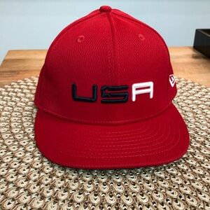 NEW! New Era USA Sunday Ryder Cup 2020 Fitted Hat - Size 6 7/8